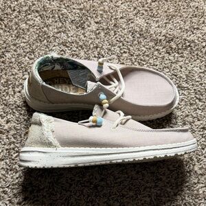 Hey Dude Light Tan Slip-On Shoes